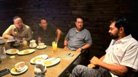 Gubernur Aceh Muzakir Manaf atau Mualem bertemu dengan Menteri Pariwisata dan Ekonomi Kreatif, Teuku Riefky Harsya di kawasan SCBD, Kamis, (10/4/2025). foto : Ist