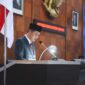 Pemerintah Aceh menyampaikan Raqan Aceh tentang Pertanggungjawaban Pelaksanaan APBA TA 2024 dalam rapat paripurna DPRA, yang dibacakan oleh Plt Sekda Aceh, M. Nasir, mewakili Gubernur Aceh H. Muzakir Manaf, Selasa (24/6/2025).