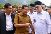 Wakil Gubernur Aceh, H. Fadhlullah, S.E., bersama Unsur Forkompinda Aceh, serta pihak terkait lainnya, mengikuti secara virtual Peluncuran 80.000 Koperasi Desa/Kelurahan Merah Putih oleh Presiden RI, Prabowo Subianto, di Koperasi Desa Merah Putih Bandar Lampahan, Bener Meriah, Senin, (21/7/2025).