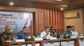 Wagub Aceh Beri Apresiasi Komisi II DPR RI atas Dukungan Perpanjangan dan Permanenisasi Dana Otsus. (Foto : Humas Aceh).