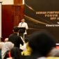 Wakil Gubernur Aceh, Fadhlullah, S.E., memberikan sambutan pada Pelantikan Pengurus DPP Forum Kreatif Perempuan Aceh (DPP-FKPA) di Hermes Palace Hotel, Banda Aceh, Jumat (29/8/2025).