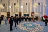 Presiden Prabowo melantik 11 pejabat baru.(foto : detik.com)
