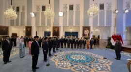 Presiden Prabowo melantik 11 pejabat baru.(foto : detik.com)
