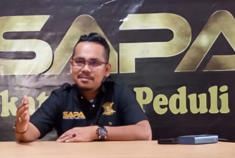 Ketua Serikat Aksi Peduli Aceh (SAPA) Fauzan Adami