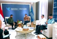 Gubernur Aceh Muzakir Manaf didampingi oleh staf khusus T. Irsyadi dan Kepala Dinas Perindustrian dan Perdagangan Aceh T. Adi Darma, ST bertemu dengan sejumlah Kementerian terkait di Jakarta Senin (19/1/2026).