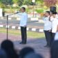Sekda Aceh, M. Nasir Pimpin Apel Perdana Idul Fitri 1447 H/2026 M dan Halal Bihalal bersama dengan Seluruh Kepala SKPA dan Eselon III dan IV serta seluruh Staf di lingkungan Pemerintah Aceh di Halaman Kantor Gubernur Aceh, Rabu, (25/3/2026).