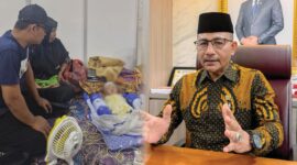 Anggota DPD RI Asal Aceh, H. Sudirman atau Haji Uma Memfasilitasi keberangkatan pasien ke Banda Aceh untuk menjalani perawatan di RSUZA di bawah pendampingan staf kantor DPD RI Perwakilan Aceh, Kamis (9/4/2026)