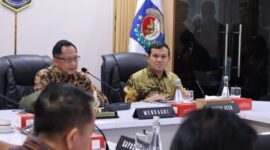 Wakil Gubernur Aceh, Fadhlullah, melakukan koordinasi strategis dengan Menteri Dalam Negeri RI, Dirjen Bina Keuangan Daerah, serta Satgas PRR di Jakarta, Kamis, (21/5/2026) guna memperkuat fiskal daerah dan mempercepat pemulihan wilayah terdampak bencana di Aceh. (Foto:  Humas Pemerintah Aceh)