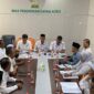 Plt, Dinas Pendidikan Dayah Aceh yang diwakili oleh Kepala Bidang Sumber Daya Manusia, Andriansyah, S.Ag, M.H menerima audiensi Ketua Banleg DPRK Pidie Jaya Nazaruddin Ismail, Asisten II Setdakab Pidie Jaya, Kepala Dinas Pendidikan Dayah  Pidie Jaya dan Jajarannya Kamis (4/5/2026) di Ruang Rapat Lantai II Dinas Pendidikan Dayah Aceh