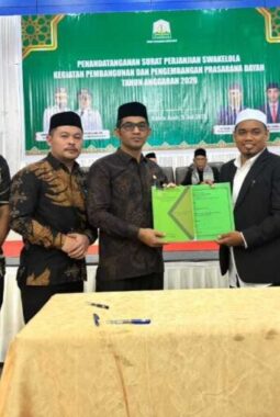 Bangun Infrastruktur Pendidikan Islam, Pemerintah Aceh Teken Perjanjian Swakelola dengan 102 Dayah