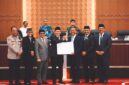 Seluruh fraksi DPRA setuju terhadap Raqan Aceh tentang Pertanggungjawaban Pelaksanaan APBA TA 2025 disampaikan dalam sidang paripurna DPRA di Gedung DPRA, Banda Aceh, Kamis (27/8/2026).