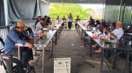 Tim Relawan Anies P-24 menggelar silaturrahmi, melanjutkan konsolidasi dan penggalangan dukungan menuju pilpres 2029 di Sentra Kopi Batoh Banda Aceh, Selasa (18/8/2026).