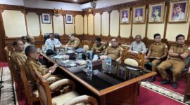 Wakil Gubernur Aceh H.Fadhlullah, SE mengikuti Rakor Satuan Tugas Percepatan Rehabilitasi dan Rekonstruksi Pascabencana Alam di Aceh, Sumatera Utara, dan Sumatera Barat, Selasa (8/9/2026).