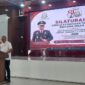 Kajati Aceh, Teuku Rahmatsyah, SH., MH., M.Kn., menyampaikan sambutan pada silaturahmi bersama wartawan dan organisasi pers di Aula Serbaguna Kejaksaan Tinggi (Kejati) Aceh Banda Aceh, Selasa, (1/9/2026)