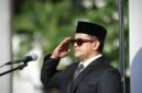 Pelaksana Tugas (Plt) Sekretaris Daerah Aceh, Taufik, ST, M.Si bertindak sebagai Inspektur Upacara (Irup) Peringatan Hari Kesaktian Pancasila Tahun 2026 di Halaman Kantor Gubernur Aceh, Kamis (1/10/2026). Foto: Humas Aceh